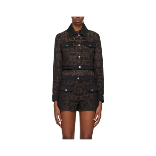 Letter Pattern Casual Jacket