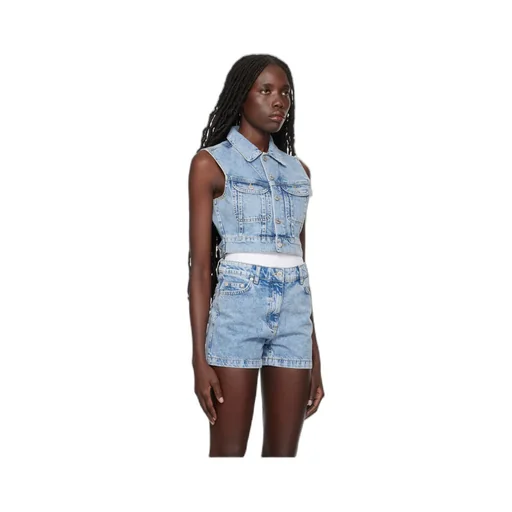 Lapel Denim Vest