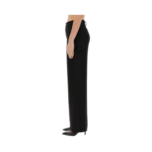 Wide-Legged Button Casual Pants