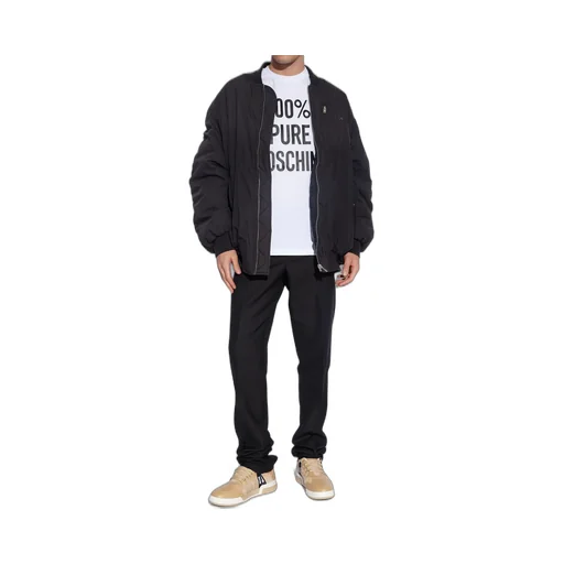 100% Pure Moschino Printed Crewneck T-Shirt