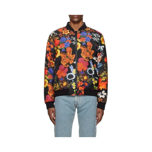 Allover Flowers Cotton-Padded Suit Jacket