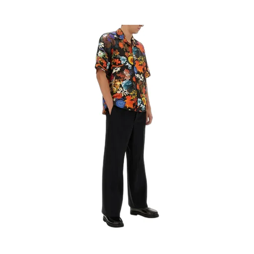 Floral Pattern Short-Sleeved Shirt