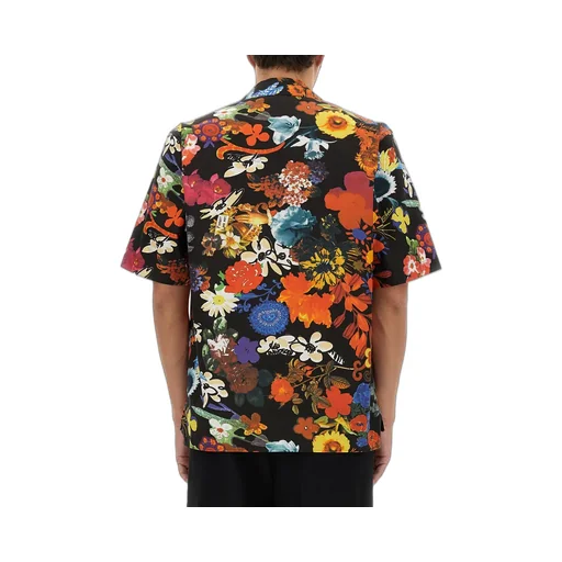 Floral Pattern Short-Sleeved Shirt