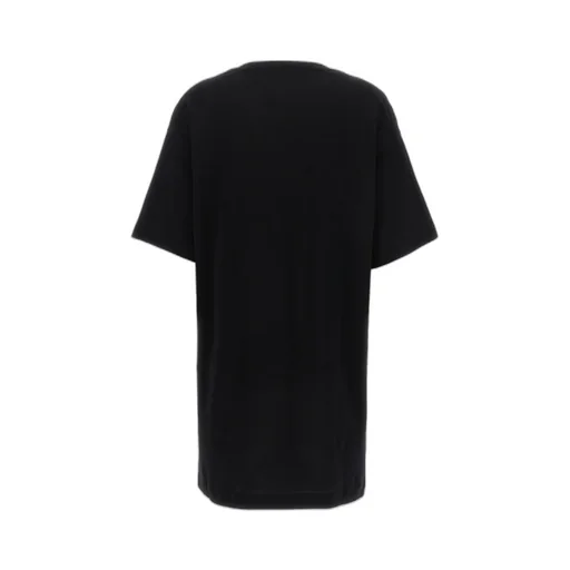 Teddy Bear Printed Crewneck Midi T-Shirt Dress