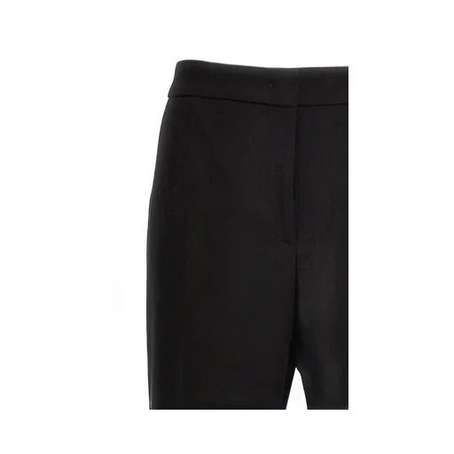 High-Waist Flared Tailored-Cut Trousers