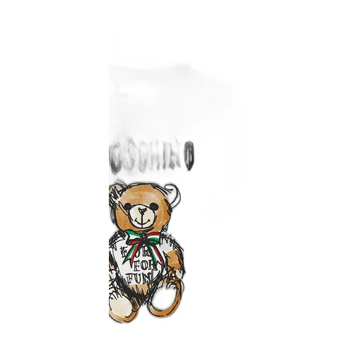 Teddy Bear Printed Crewneck Sweatshirt