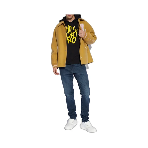 Logo Printed Drawstring Hoodie
