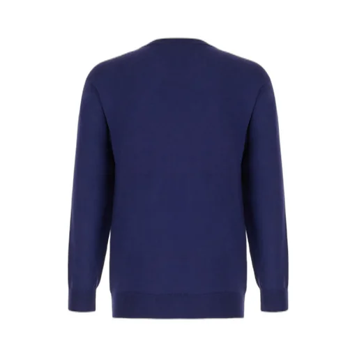 Teddy Bear Embroidered Crewneck Sweater