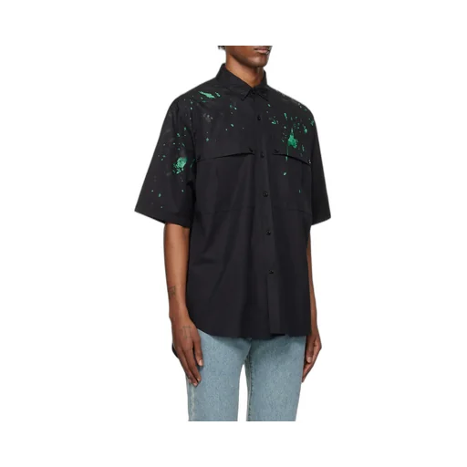Graphic-Print Cotton Shirt