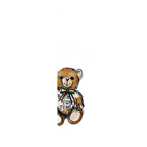 Teddy Bear-Print Cotton T-Shirt