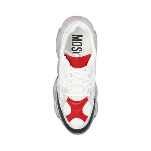 Panelled Lace-Up Sneakers