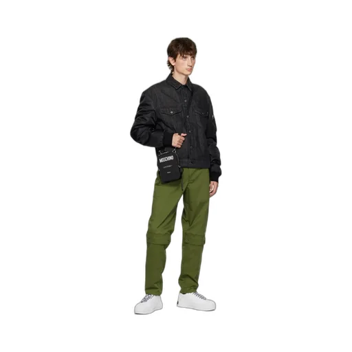Spliced Lapel Denim Coat