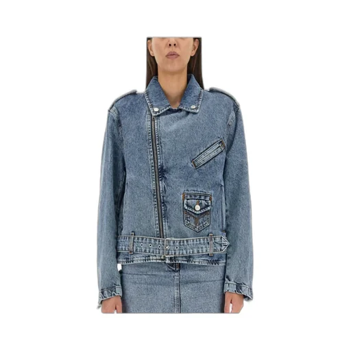 Lapel Long-Sleeved Denim Jacket