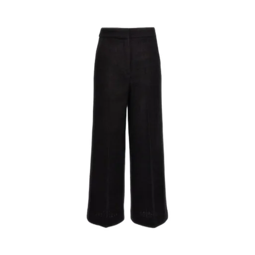 Bouclè Cropped Pants