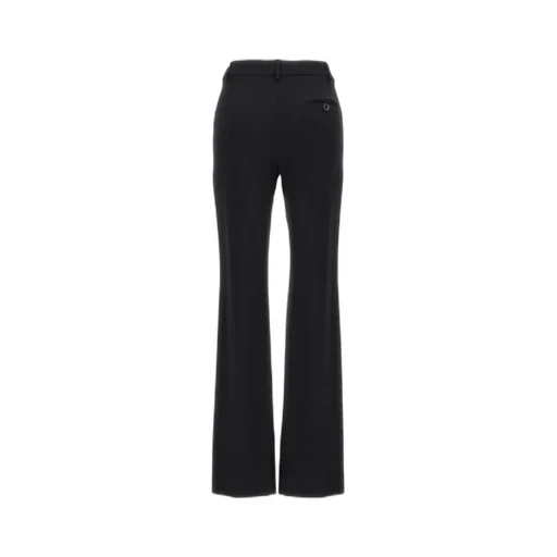 Mid-Rise Straight-Leg Trousers