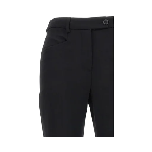 Mid-Rise Straight-Leg Trousers