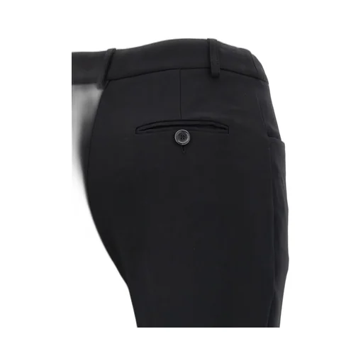 Mid-Rise Straight-Leg Trousers