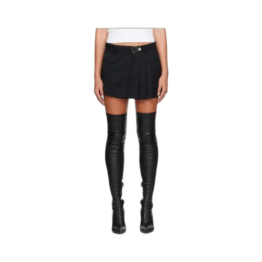 Pleated Mini Skirt