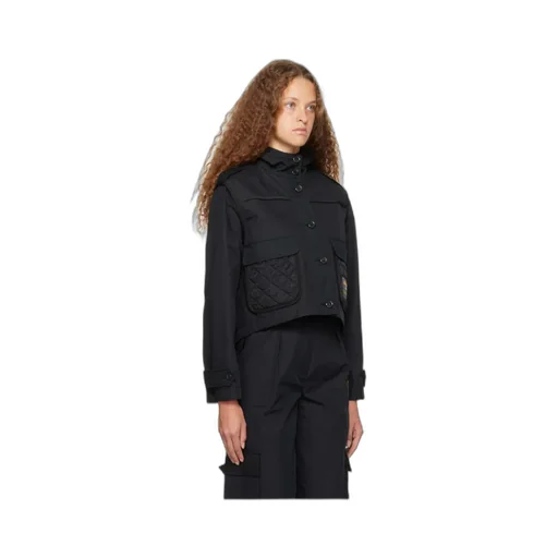 Long-Sleeved Spliced Casual Jacket