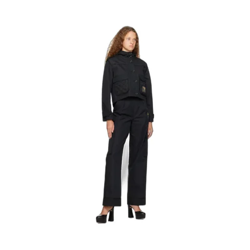 Long-Sleeved Spliced Casual Jacket