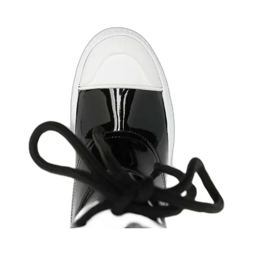 Drawstring Glossy Boots