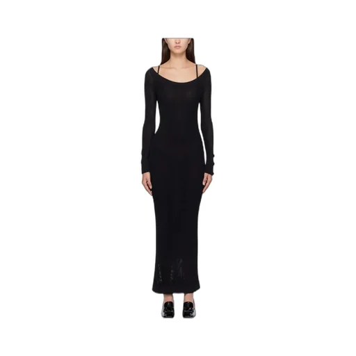 Long Sleeve Round Neck Dress