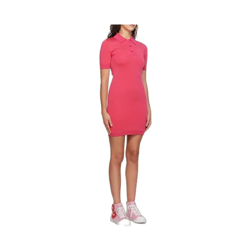 Button Short Sleeve Dress