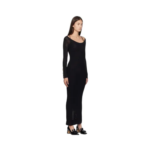 Long Sleeve Round Neck Dress
