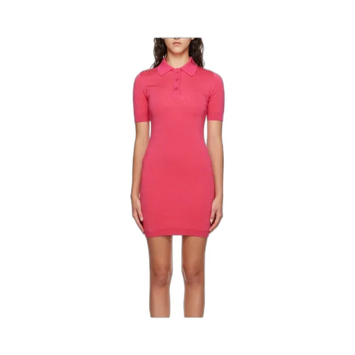 Button Short Sleeve Dress