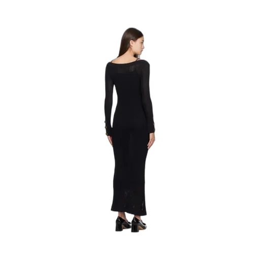 Long Sleeve Round Neck Dress