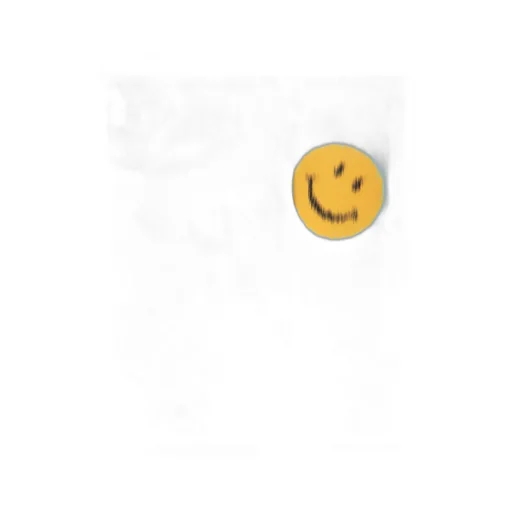 X Smiley Short Sleeved Satin Shirt