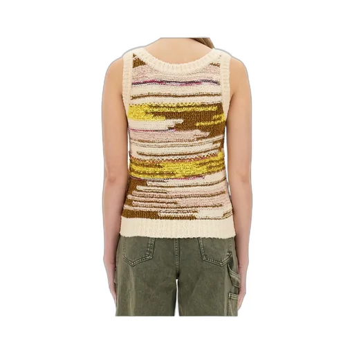 Crew Neck Knitted Vest