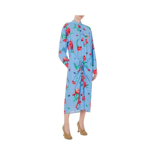 Floral-Print Midi Dress