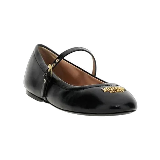 Logo Plaque Ballet Flats