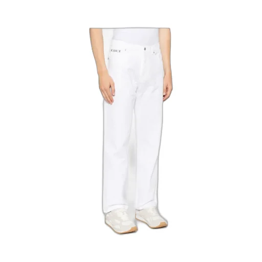 Logo Patch Straight-Leg Jeans