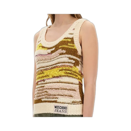 Crew Neck Knitted Vest