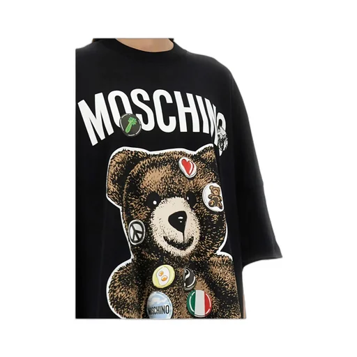Teddy Bear-Print Mini Dress