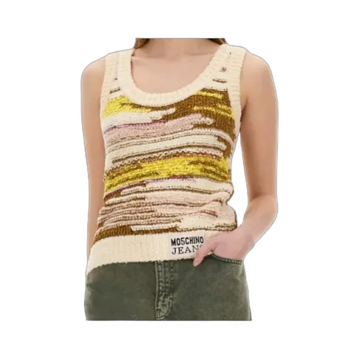 Crew Neck Knitted Vest