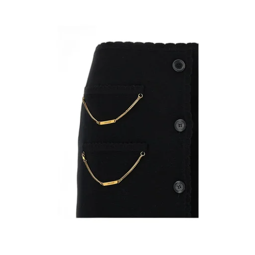 Chain Elastic Waistband Skirt