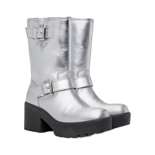 Buckle Mid-Calf Boots