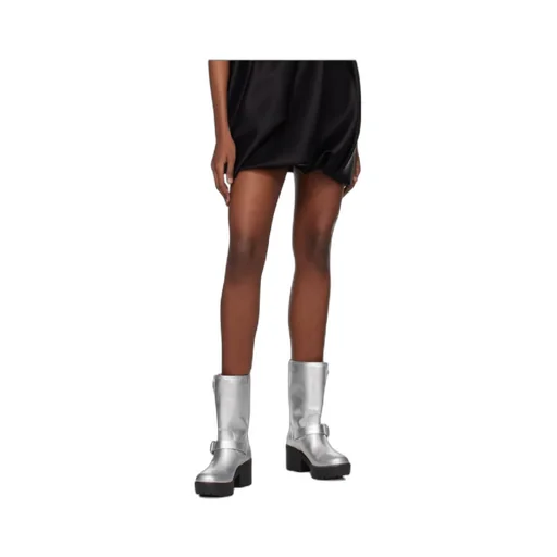Buckle Mid-Calf Boots