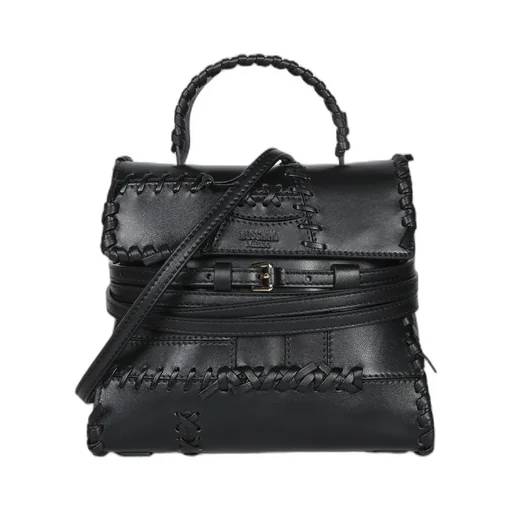 Woven Detail Shoulder Bag