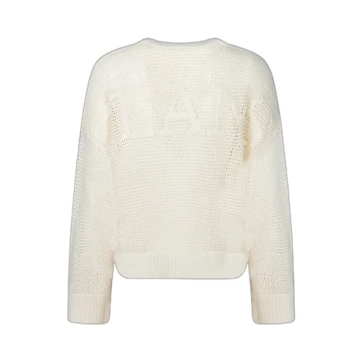 Open Knitted Crewneck Jumper