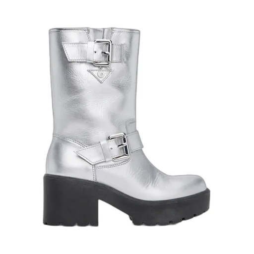 Buckle Mid-Calf Boots