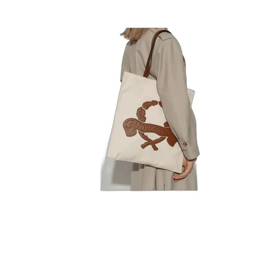 Logo-Debossed Shoulder Bag