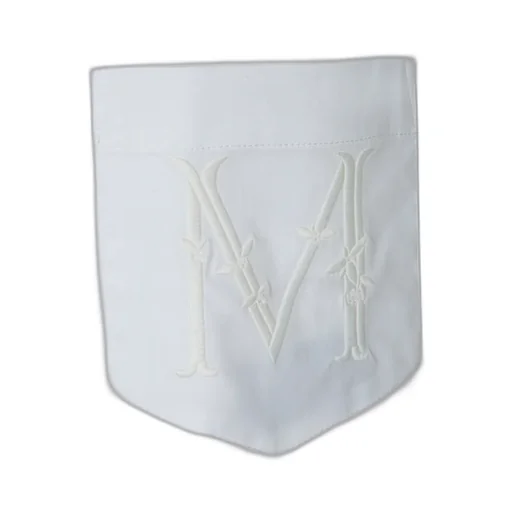 Logo Embroidered Straight Hem Shirt
