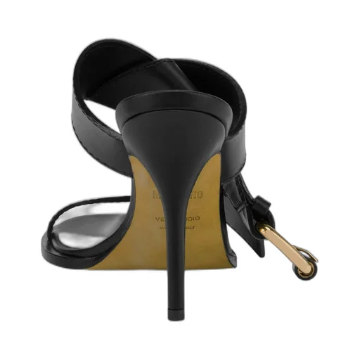 Decorative Buckle Mules