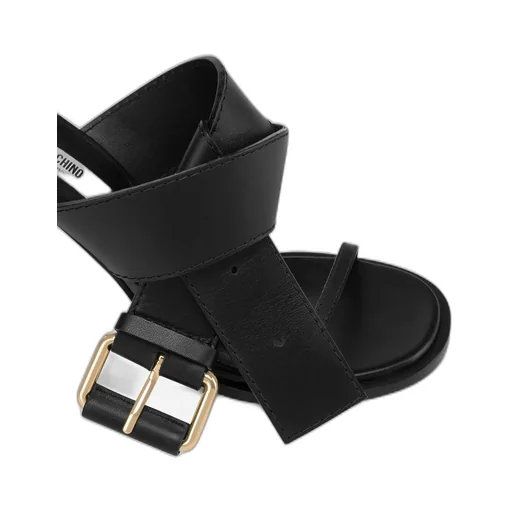 Decorative Buckle Mules