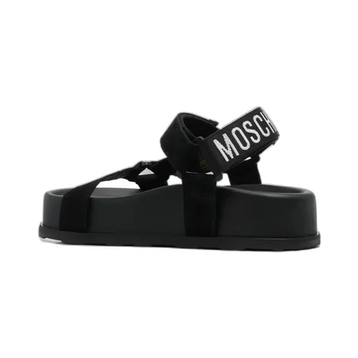 Touch-Strap Fastened Open-Toe Sandals