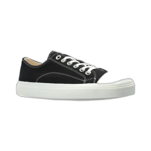 Square-Toe Low-Top Sneakers